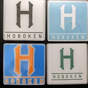 Hoboken Epoxy Coasters